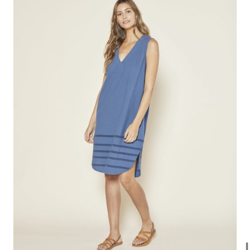 NWT Small Outerknown Navy Meandra Dress
